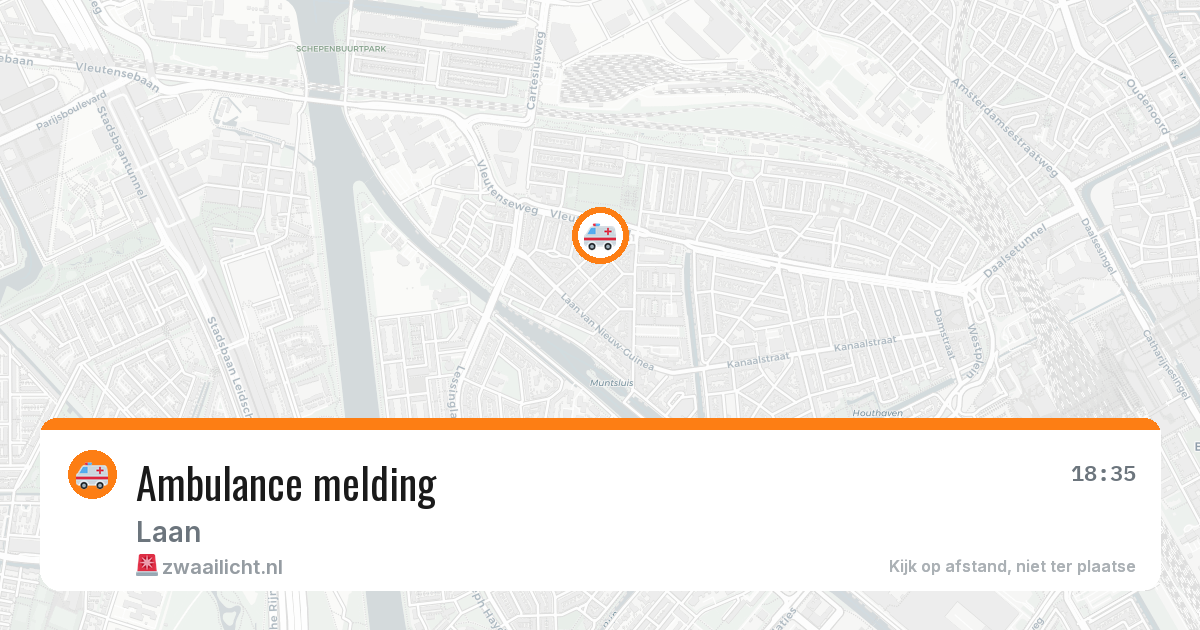 Ambulance melding — 30 apr 2026