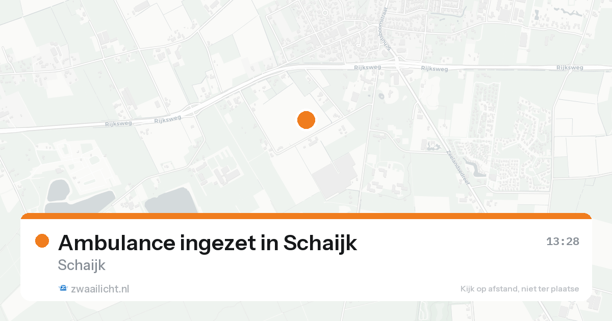 Ambulance ingezet in Schaijk — 14 aug 2026