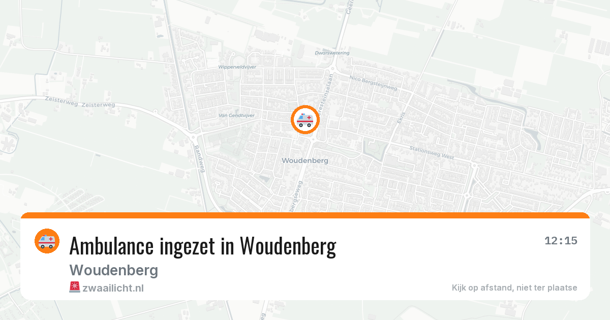 Ambulance ingezet in Woudenberg — 30 jun 2026