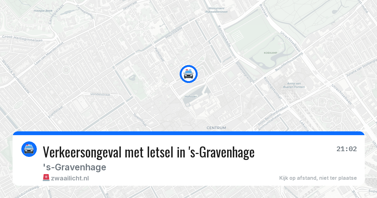 Verkeersongeval met letsel in 's-Gravenhage — 26 jun 2026