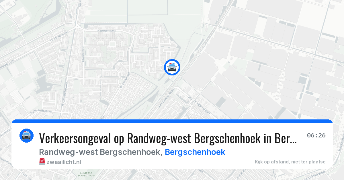 Verkeersongeval op Randweg-west Bergschenhoek in Bergschenhoek — 21 mei 2026