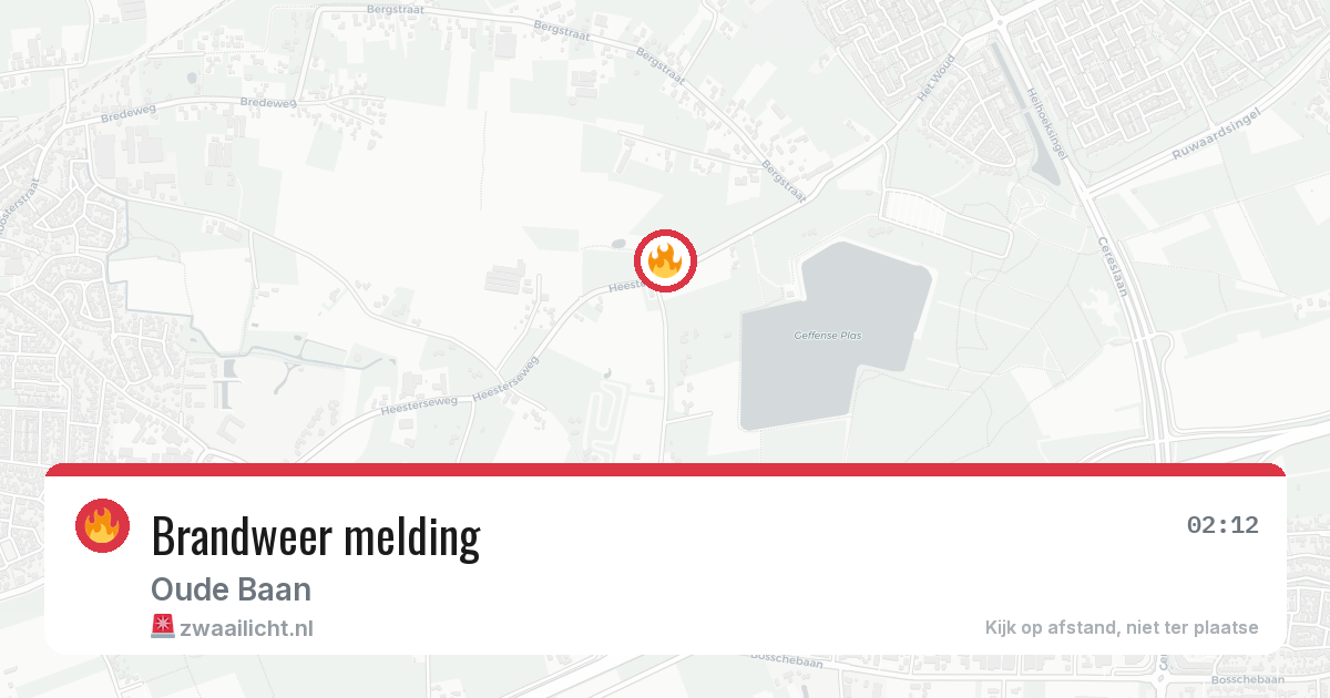 Brandweer melding — 24 jun 2026