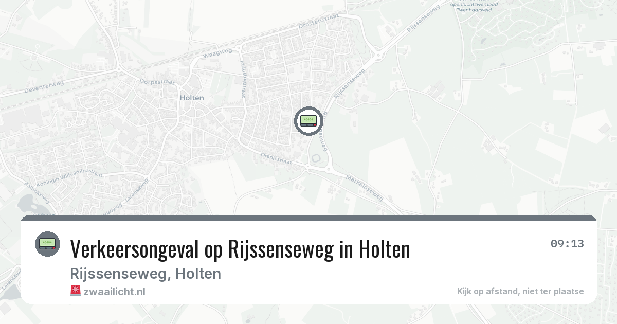 Verkeersongeval op Rijssenseweg in Holten — 3 mrt 2026