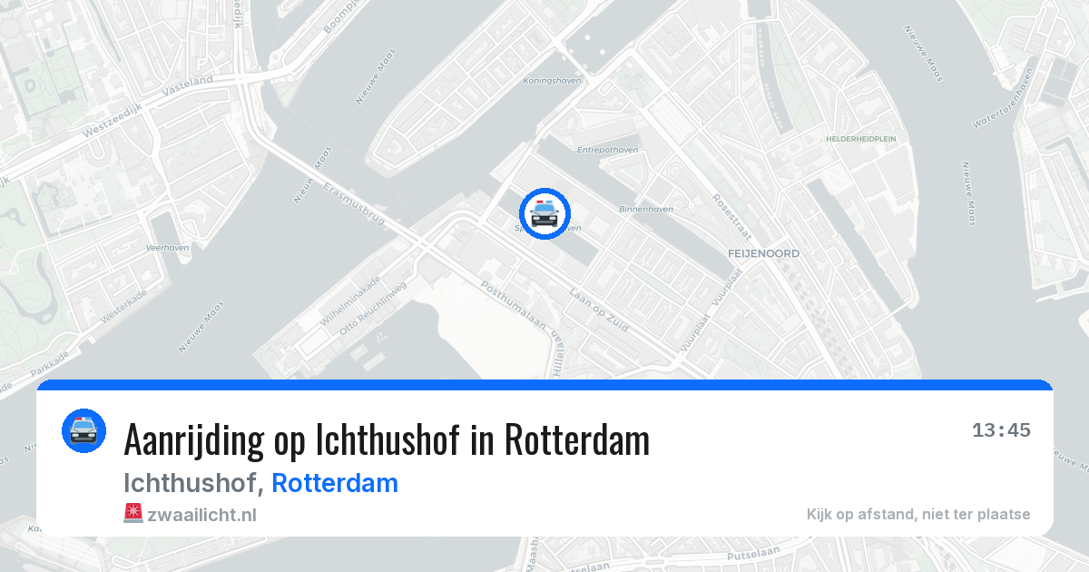 Aanrijding op Ichthushof in Rotterdam — 18 mei 2026
