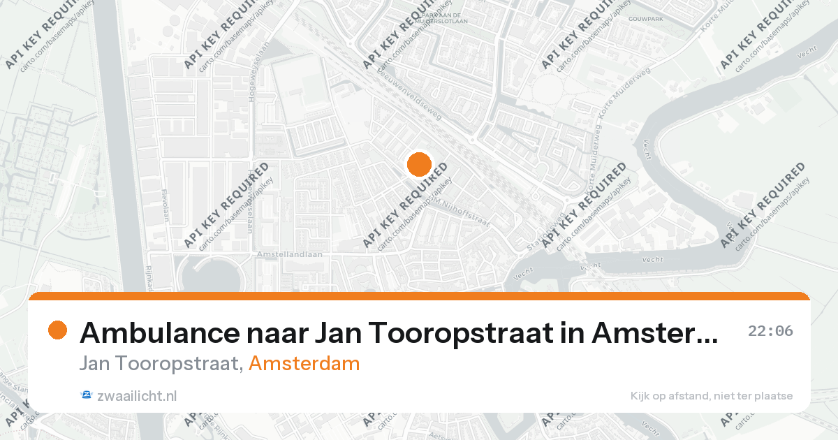 Ambulance naar Jan Tooropstraat in Amsterdam — 31 jan 2026