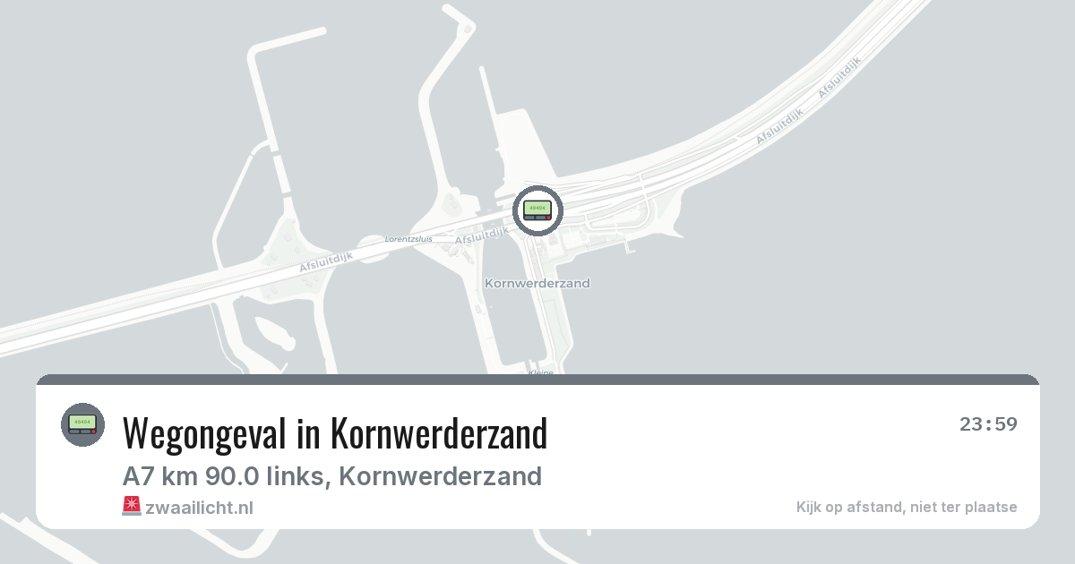 Wegongeval in Kornwerderzand — 3 feb 2026
