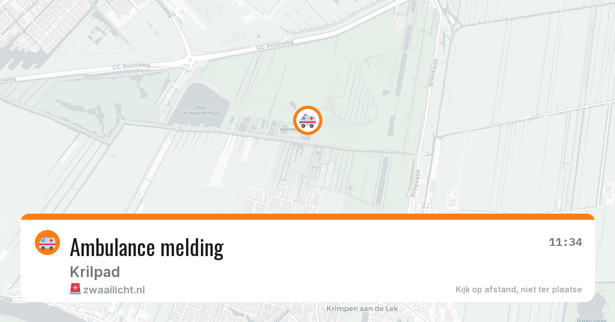 Ambulance melding — 3 jun 2026