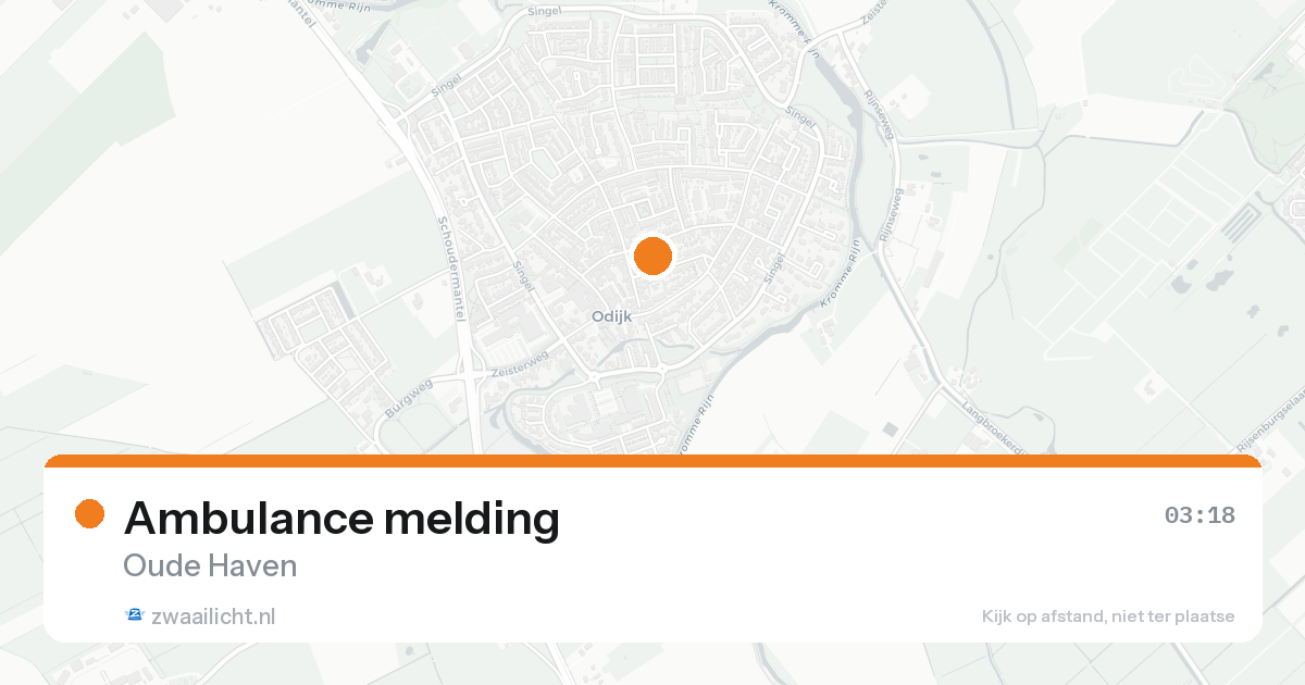 Ambulance melding — 31 jan 2026