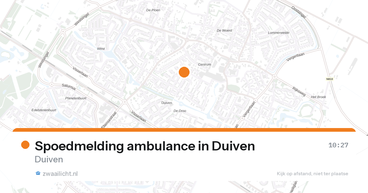 Spoedmelding ambulance in Duiven — 28 aug 2026