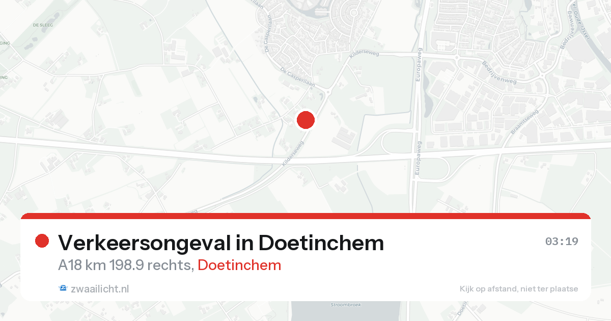Verkeersongeval in Doetinchem — 15 aug 2026