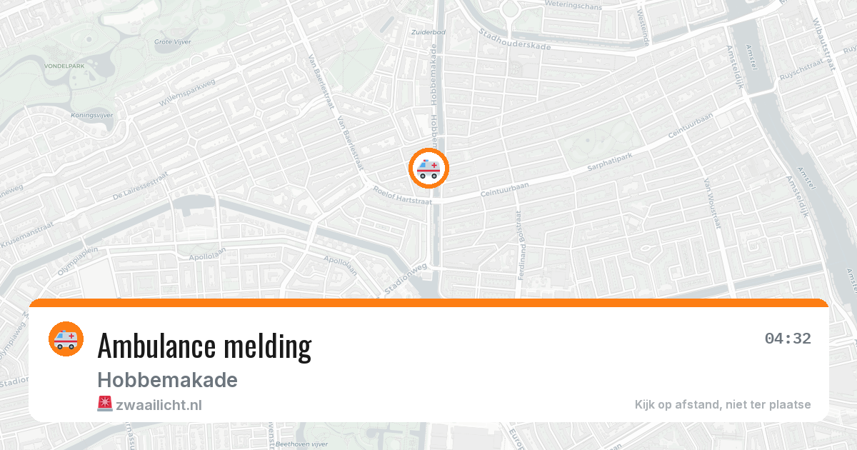 Ambulance melding — 21 jun 2026