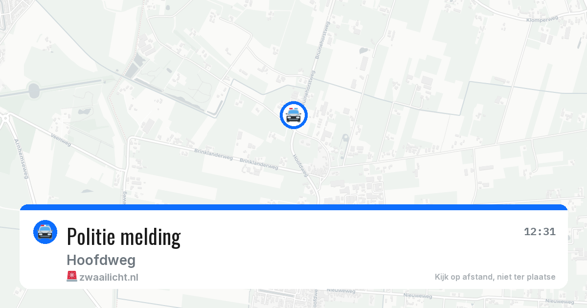 Politie melding — 23 mrt 2026