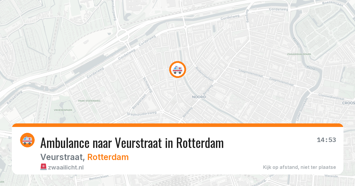 Ambulance naar Veurstraat in Rotterdam — 26 mei 2026