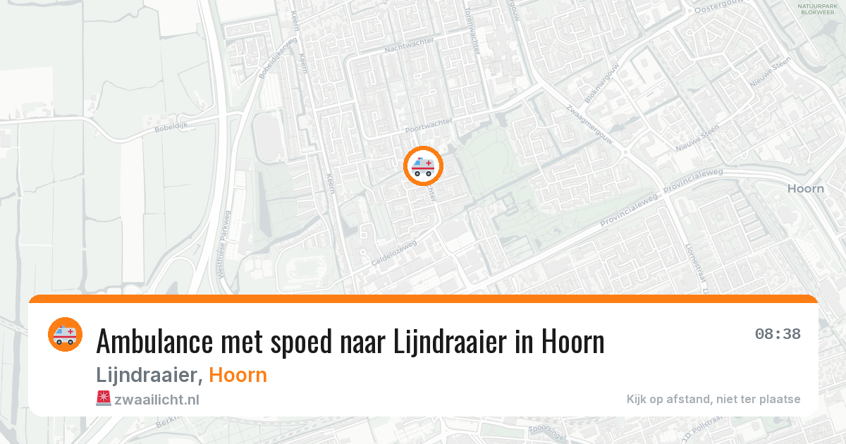 Ambulance met spoed naar Lijndraaier in Hoorn — 22 mei 2026