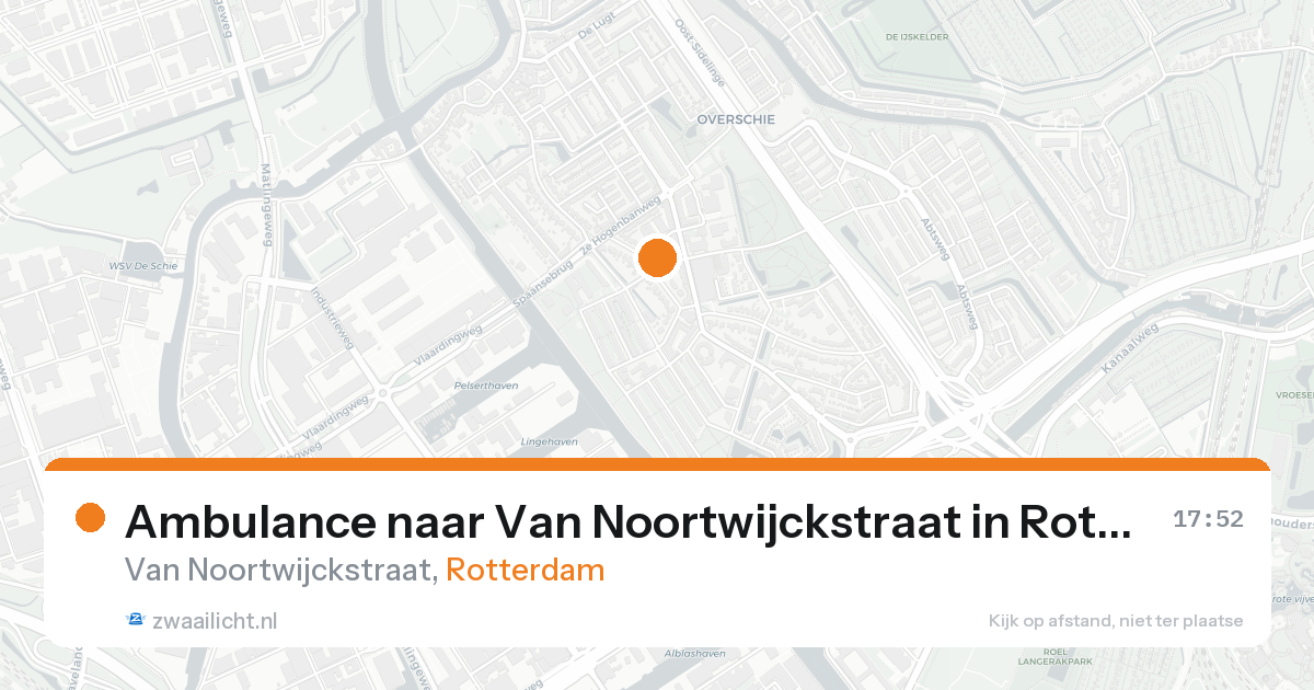 Ambulance naar Van Noortwijckstraat in Rotterdam — 22 aug 2026