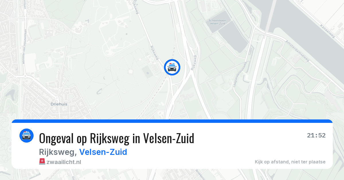 Ongeval op Rijksweg in Velsen-Zuid — 6 jun 2026