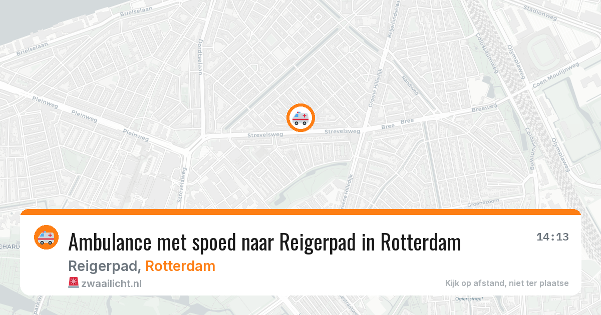 Ambulance met spoed naar Reigerpad in Rotterdam — 30 jun 2026