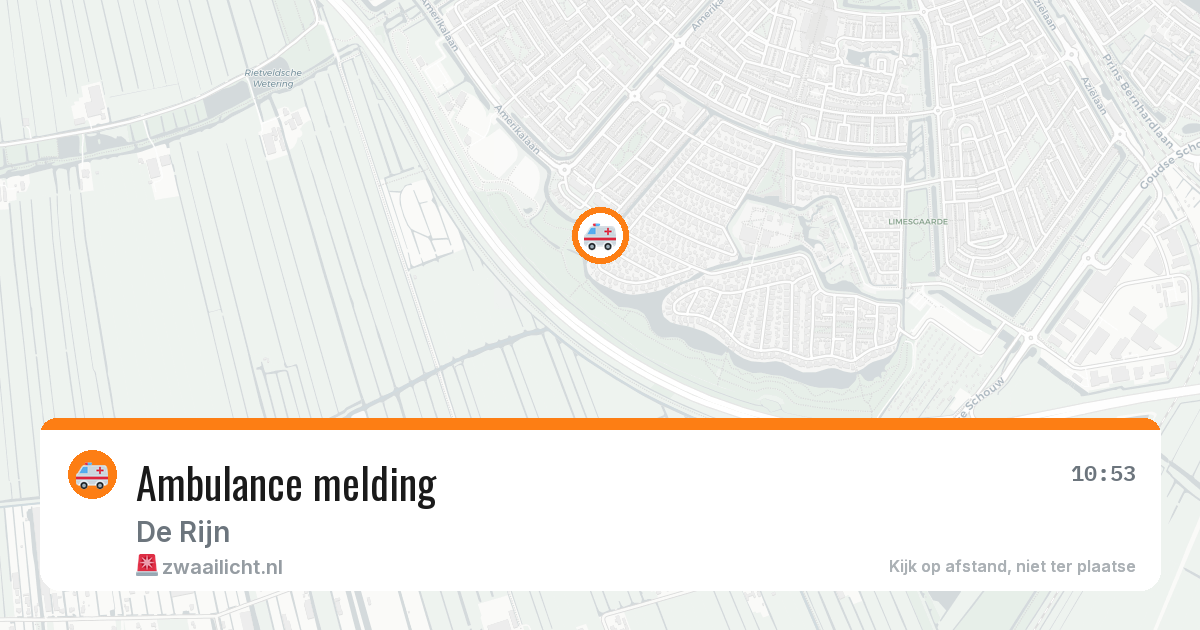 Ambulance melding — 3 jul 2026