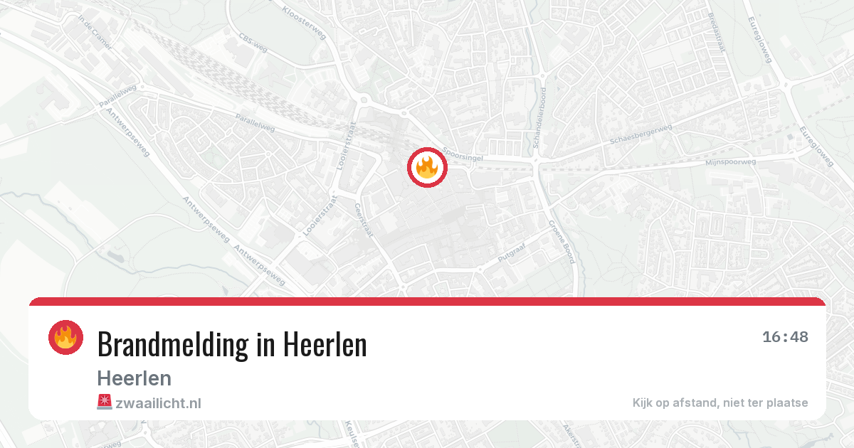Brandmelding in Heerlen — 4 jul 2026