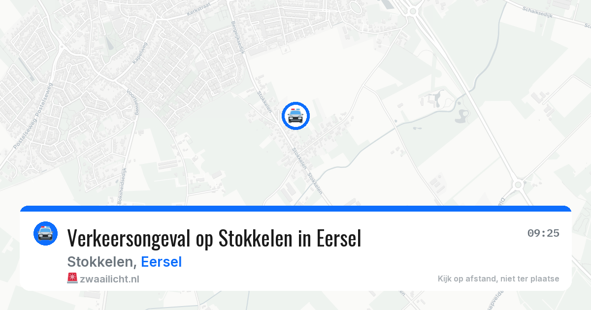 Verkeersongeval op Stokkelen in Eersel — 3 jun 2026