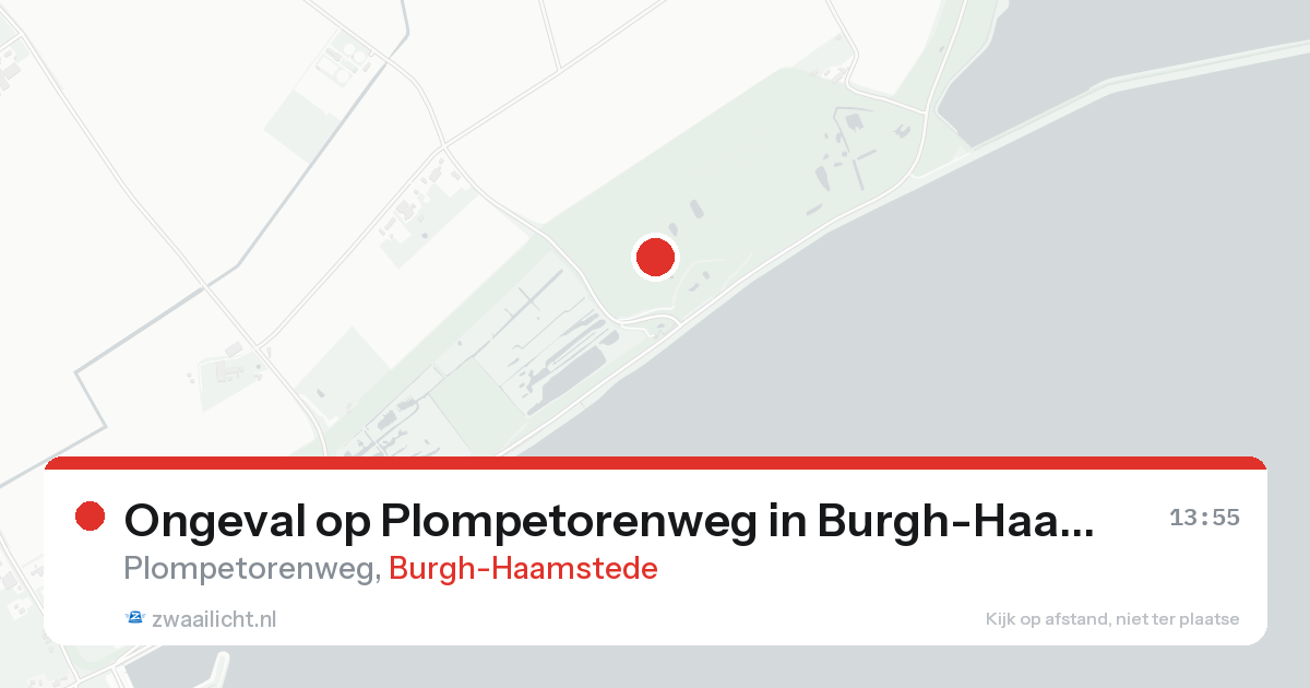 Ongeval op Plompetorenweg in Burgh-Haamstede — 17 aug 2026