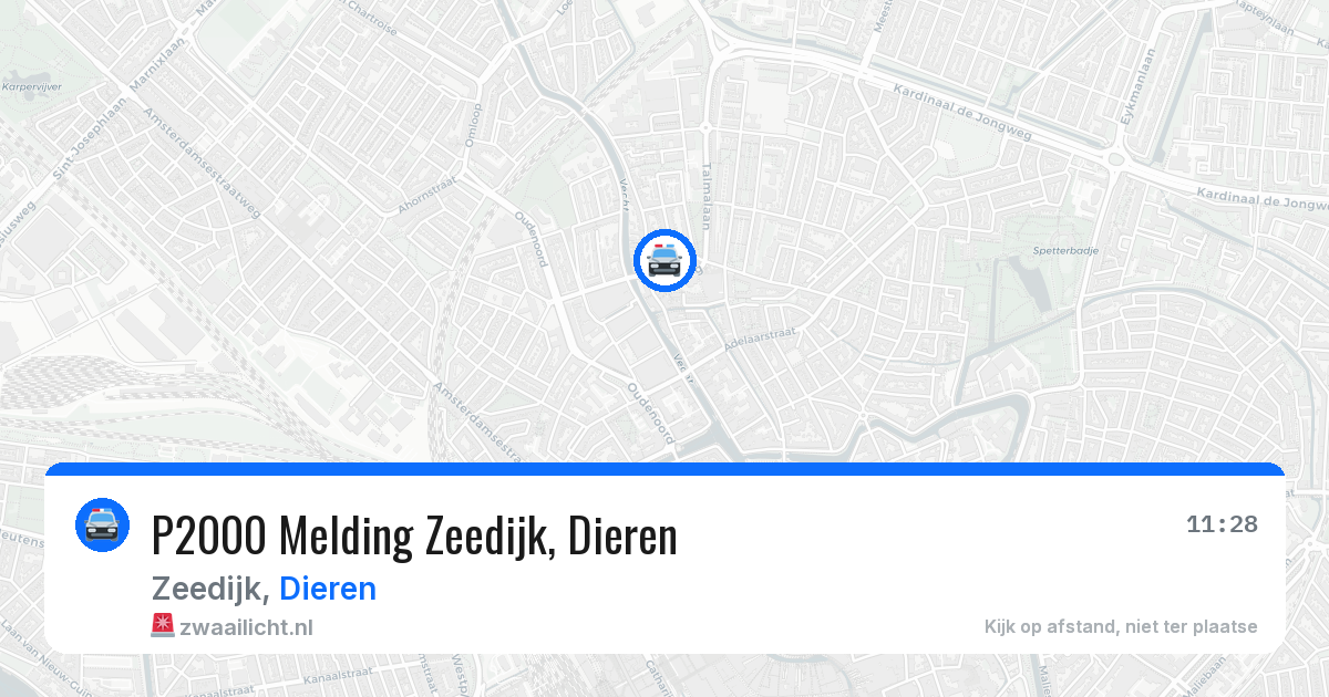 P2000 Melding Zeedijk, Dieren — 21 jun 2026