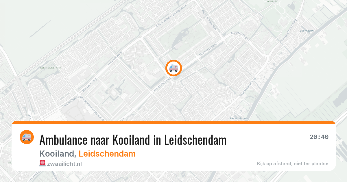 Ambulance naar Kooiland in Leidschendam — 30 mei 2026