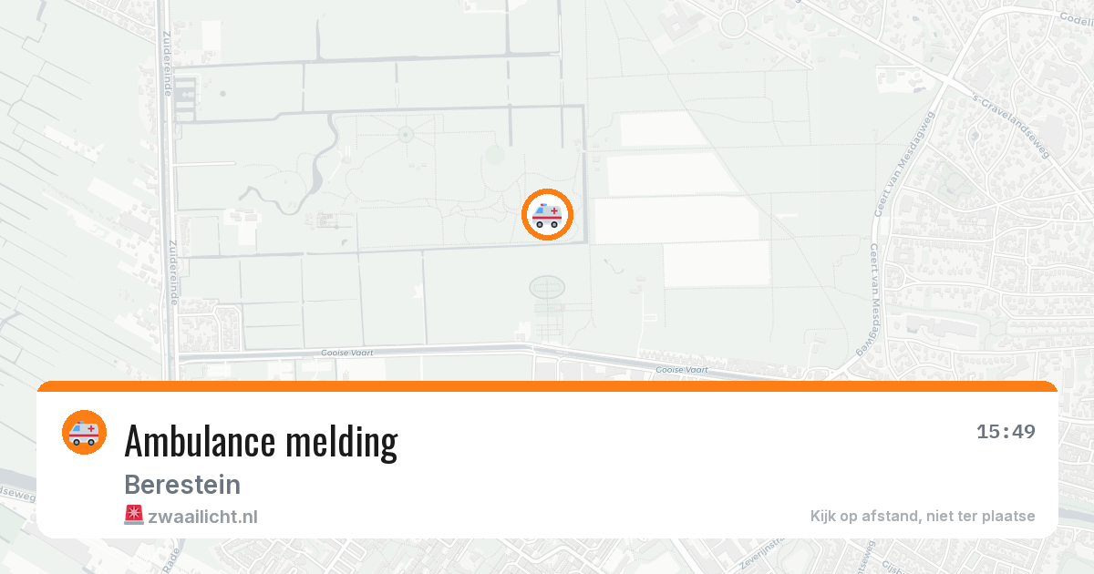 Ambulance melding — 9 jun 2026