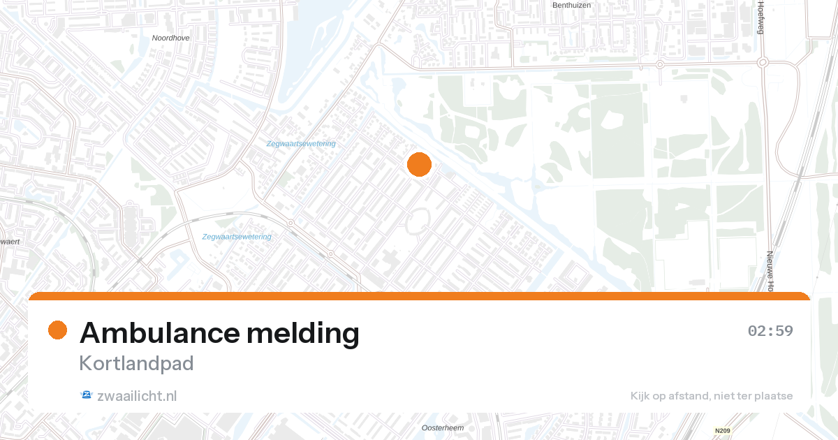 Ambulance melding — 1 feb 2026