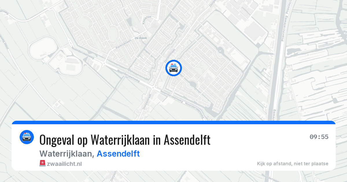 Ongeval op Waterrijklaan in Assendelft — 28 mei 2026