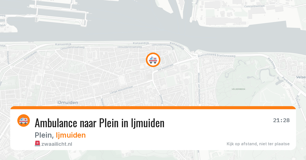 Ambulance naar Plein in Ijmuiden — 27 mrt 2026