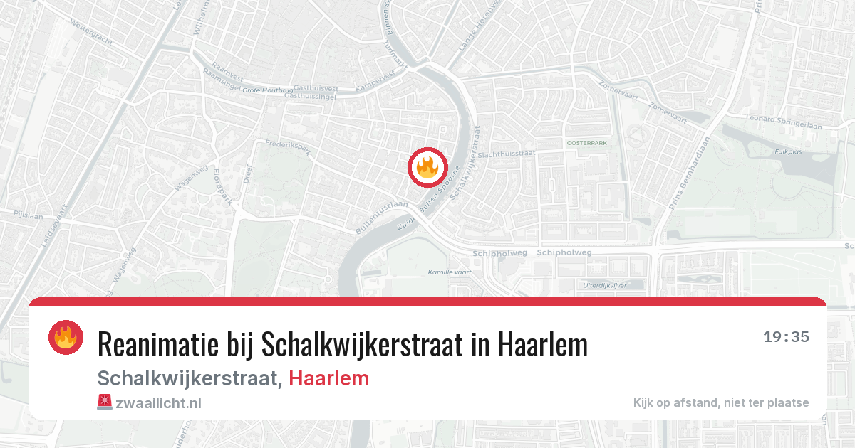 Reanimatie bij Schalkwijkerstraat in Haarlem — 23 jun 2026