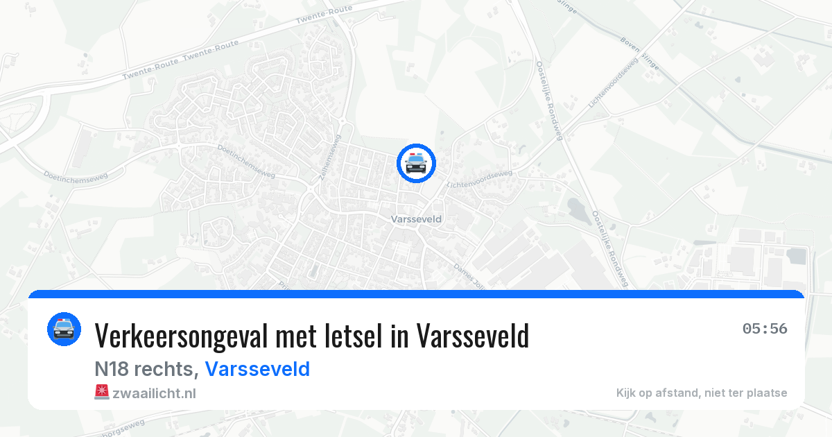 Verkeersongeval met letsel in Varsseveld — 9 apr 2026