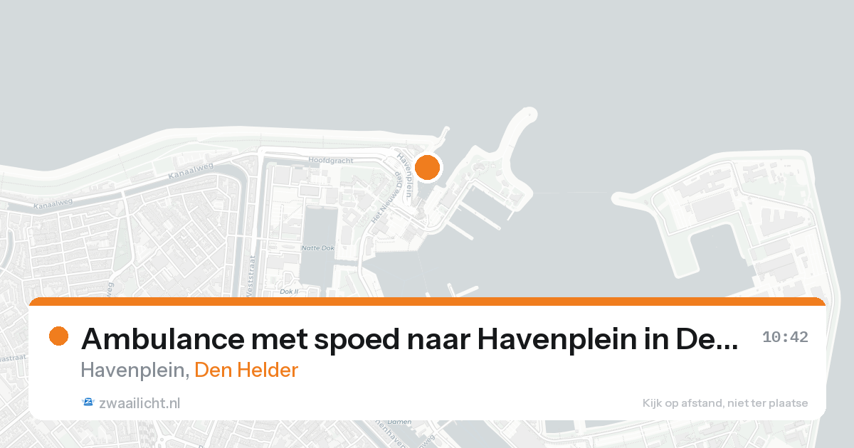 Ambulance met spoed naar Havenplein in Den Helder — 7 feb 2026