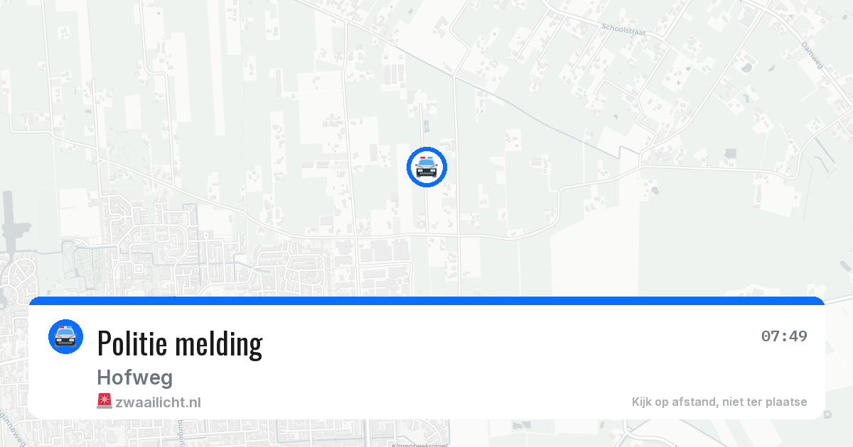 Politie melding — 18 mrt 2026