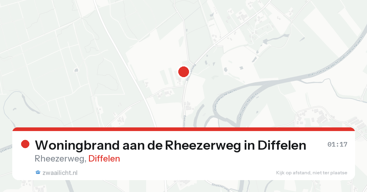 Woningbrand aan de Rheezerweg in Diffelen — 22 aug 2026