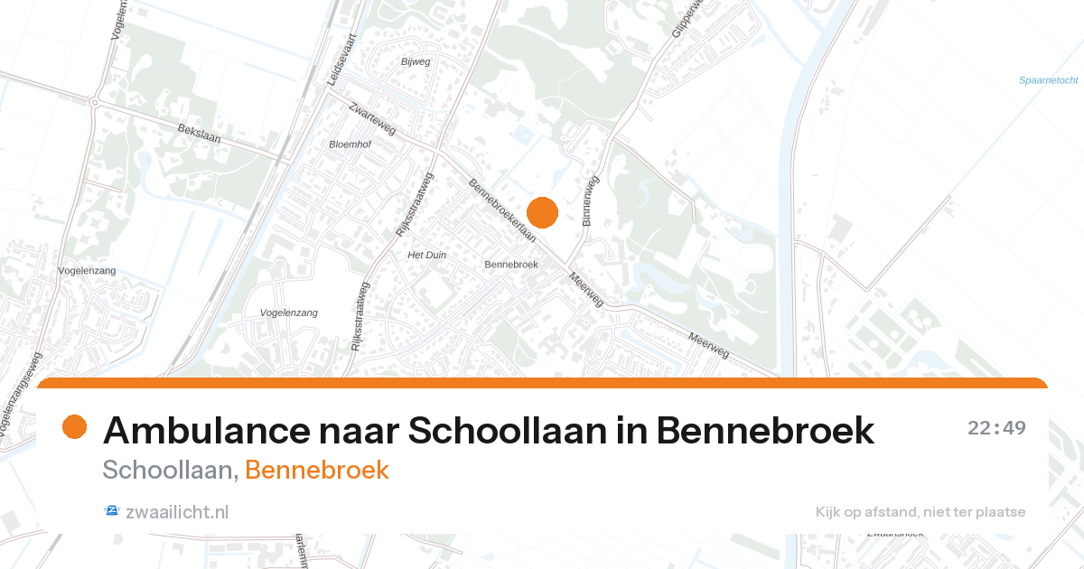 Ambulance naar Schoollaan in Bennebroek — 31 jan 2026