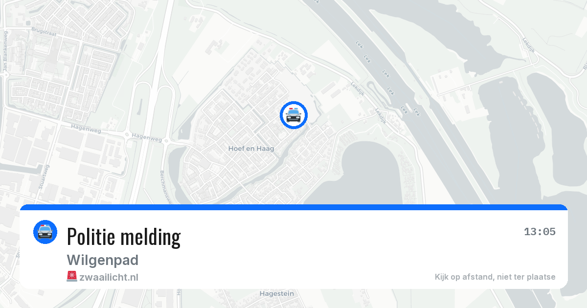 Politie melding — 25 apr 2026