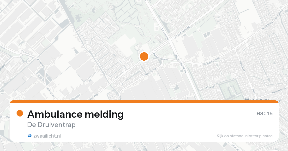 Ambulance melding — 8 feb 2026