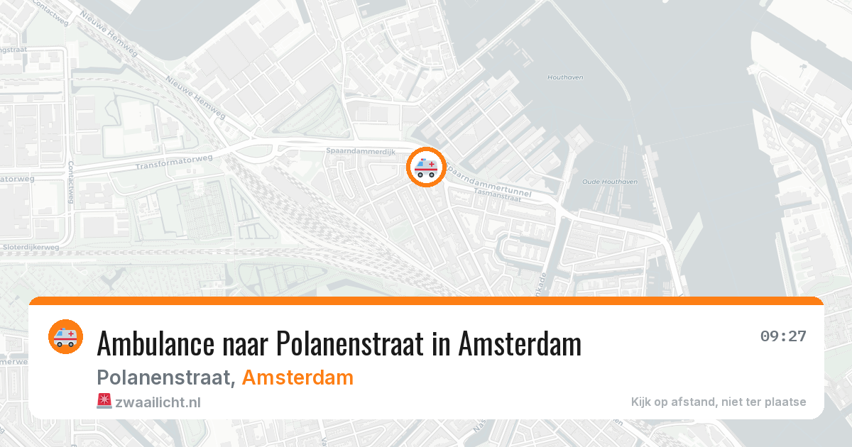 Ambulance naar Polanenstraat in Amsterdam — 21 mei 2026