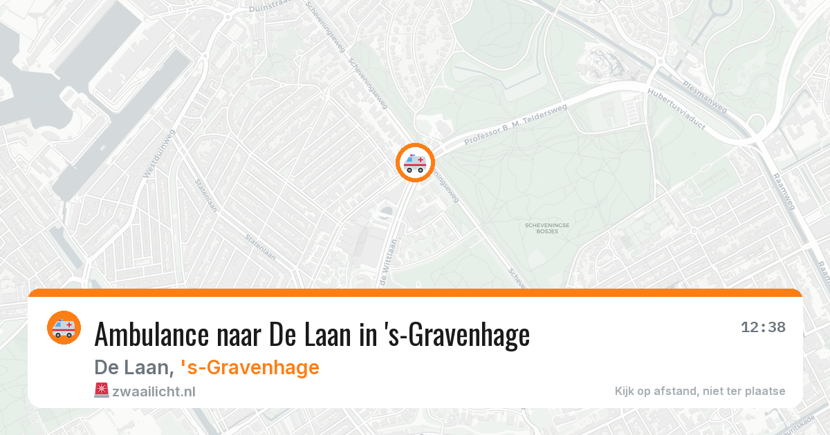 Ambulance naar De Laan in 's-Gravenhage — 16 mrt 2026