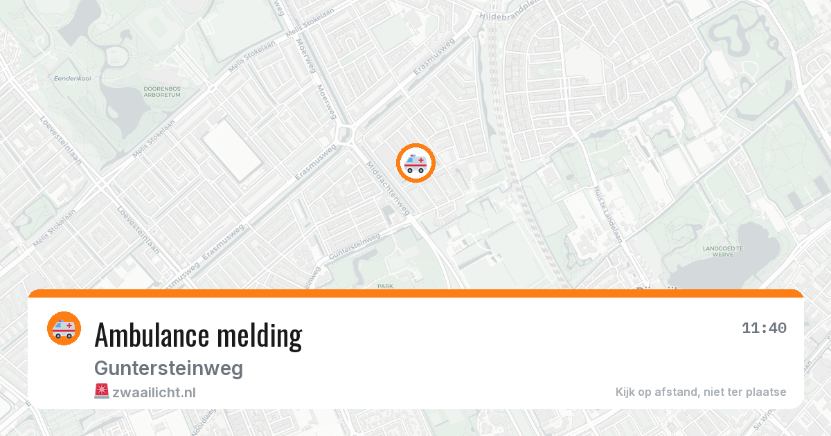 Ambulance melding — 29 jun 2026