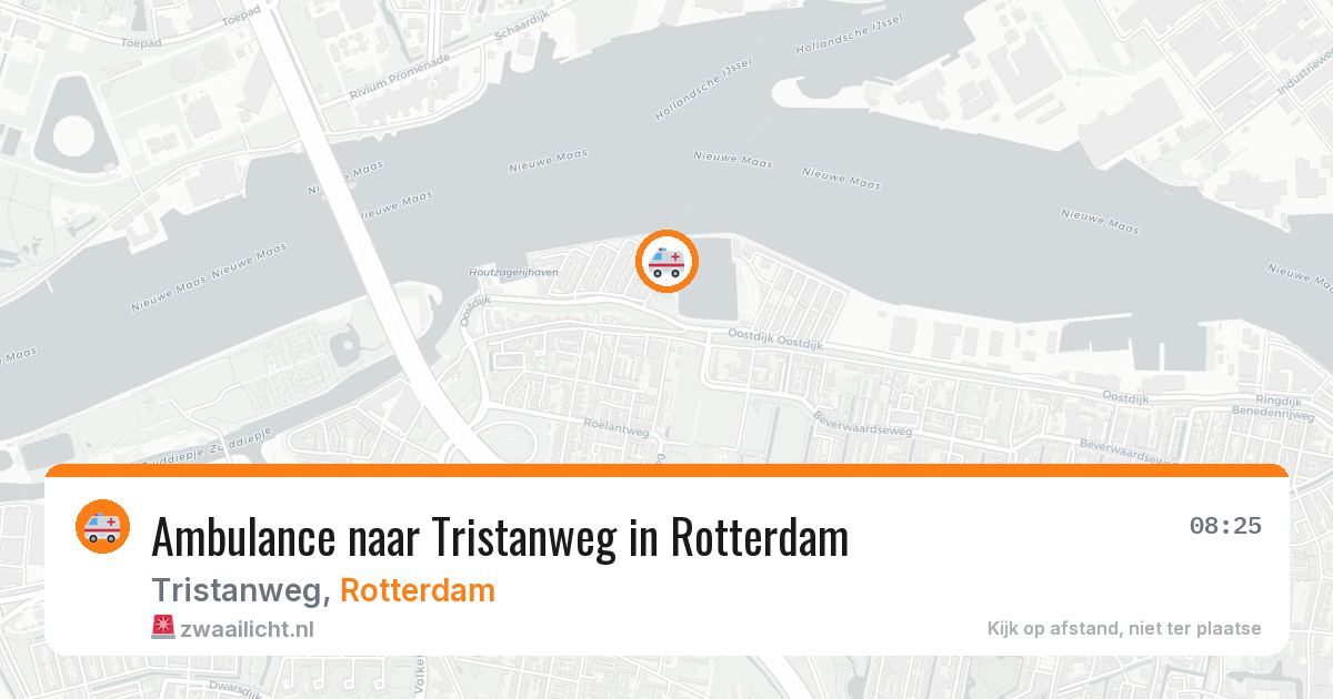Ambulance naar Tristanweg in Rotterdam — 21 jun 2026