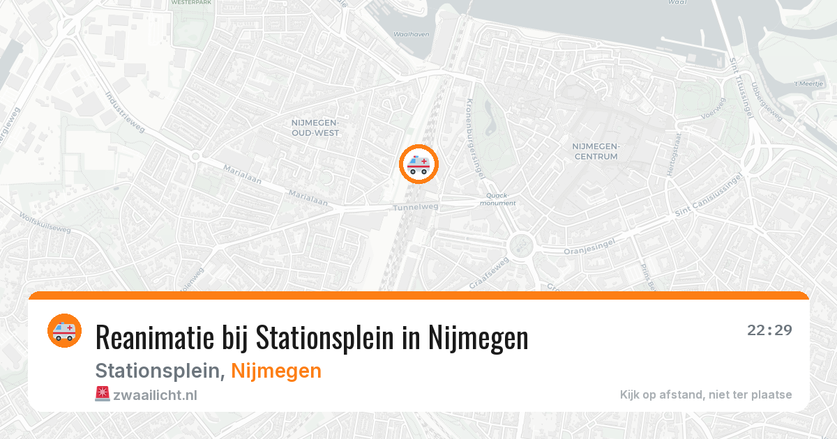 Reanimatie bij Stationsplein in Nijmegen — 4 mei 2026