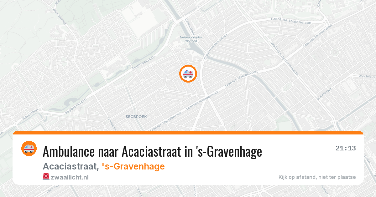 Ambulance naar Acaciastraat in 's-Gravenhage — 18 jun 2026