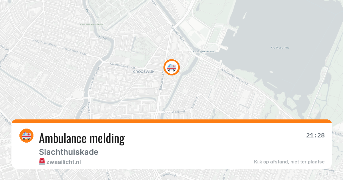Ambulance melding — 1 aug 2026