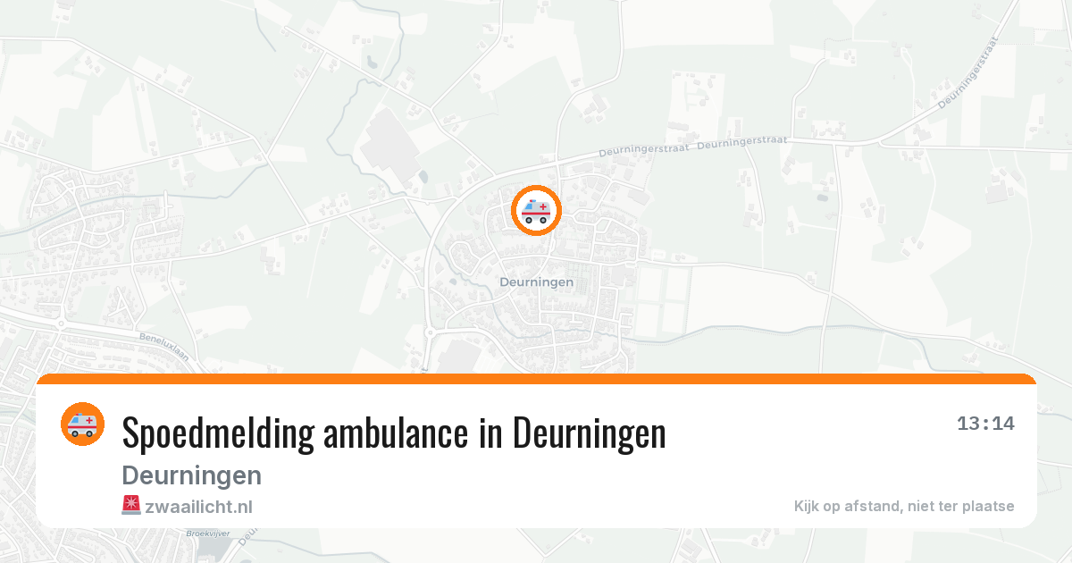 Spoedmelding ambulance in Deurningen — 24 jun 2026