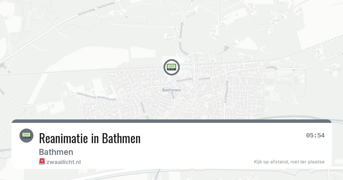 Reanimatie in Bathmen — 31 jan 2026