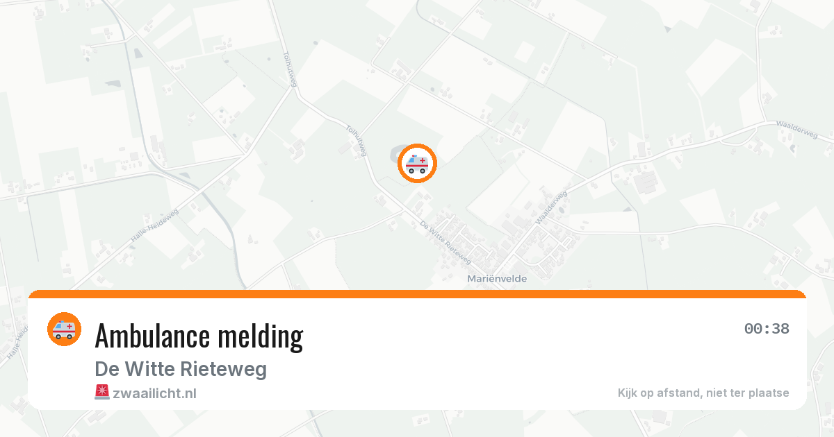 Ambulance melding — 16 mei 2026