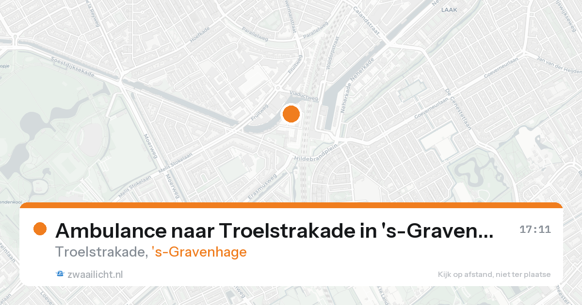 Ambulance naar Troelstrakade in 's-Gravenhage — 2 mei 2026
